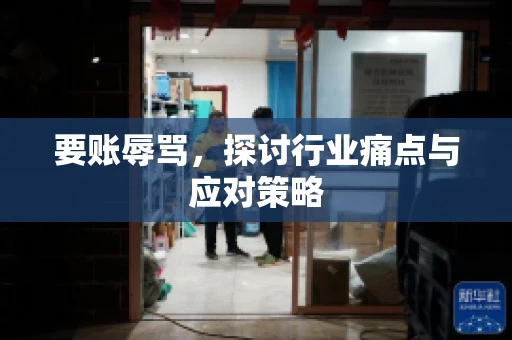 要账辱骂，探讨行业痛点与应对策略