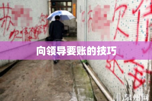 向领导要账的技巧