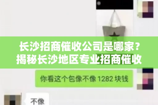 长沙招商催收公司是哪家？揭秘长沙地区专业招商催收机构