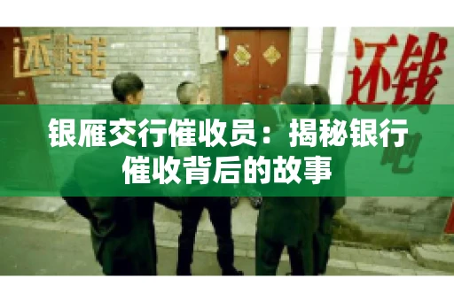 银雁交行催收员：揭秘银行催收背后的故事