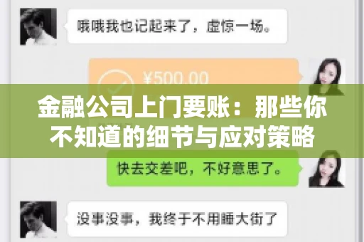 金融公司上门要账：那些你不知道的细节与应对策略