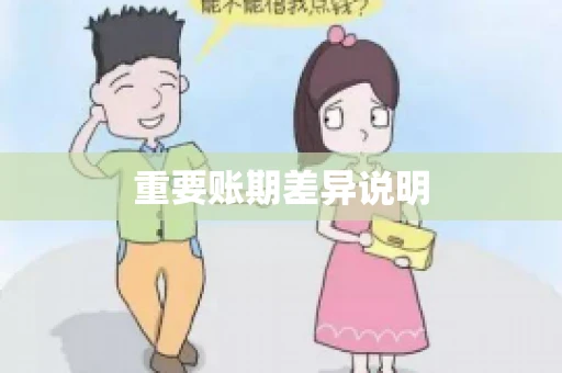 重要账期差异说明 重要账期差异说明